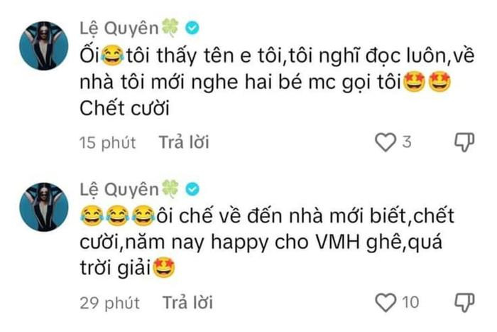 Lệ Quyên nói gì trước tranh cãi cắt lời MC, phá kịch bản chương trình trao giải? Ảnh 2