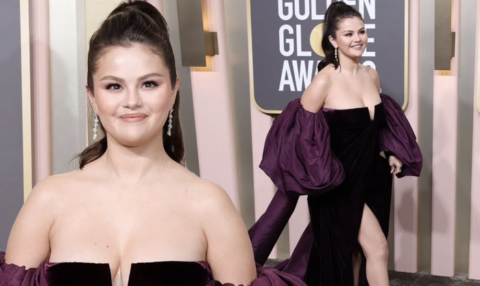 Selena Gomez khiến dân tình bàn luận: 'O ép' vòng 1 đến 'tức mắt', trang điểm lạ lẫm Ảnh 4