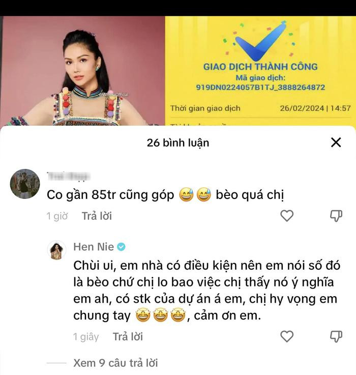 H'Hen Niê bị bắt bẻ khi góp 86,4 triệu từ cát xê để trồng rừng, đáp trả khiến netizen ưng bụng Ảnh 2